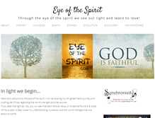 Tablet Screenshot of eyeofthespirit.com